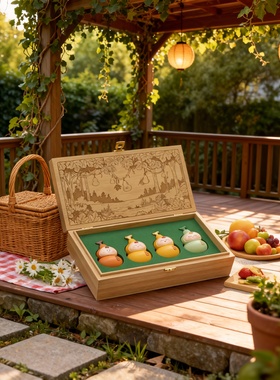 创意葫芦木质镇纸摆件礼品