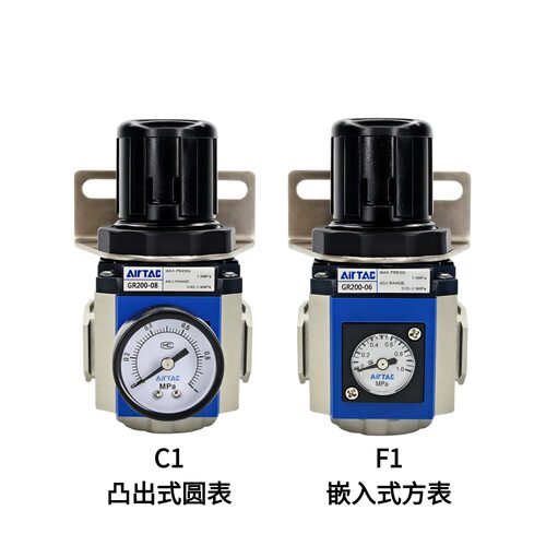 原装亚德客调压阀GR20-06F1 GR200-08F1 GR200-08/06C1/L/F1/K/JN - 图1