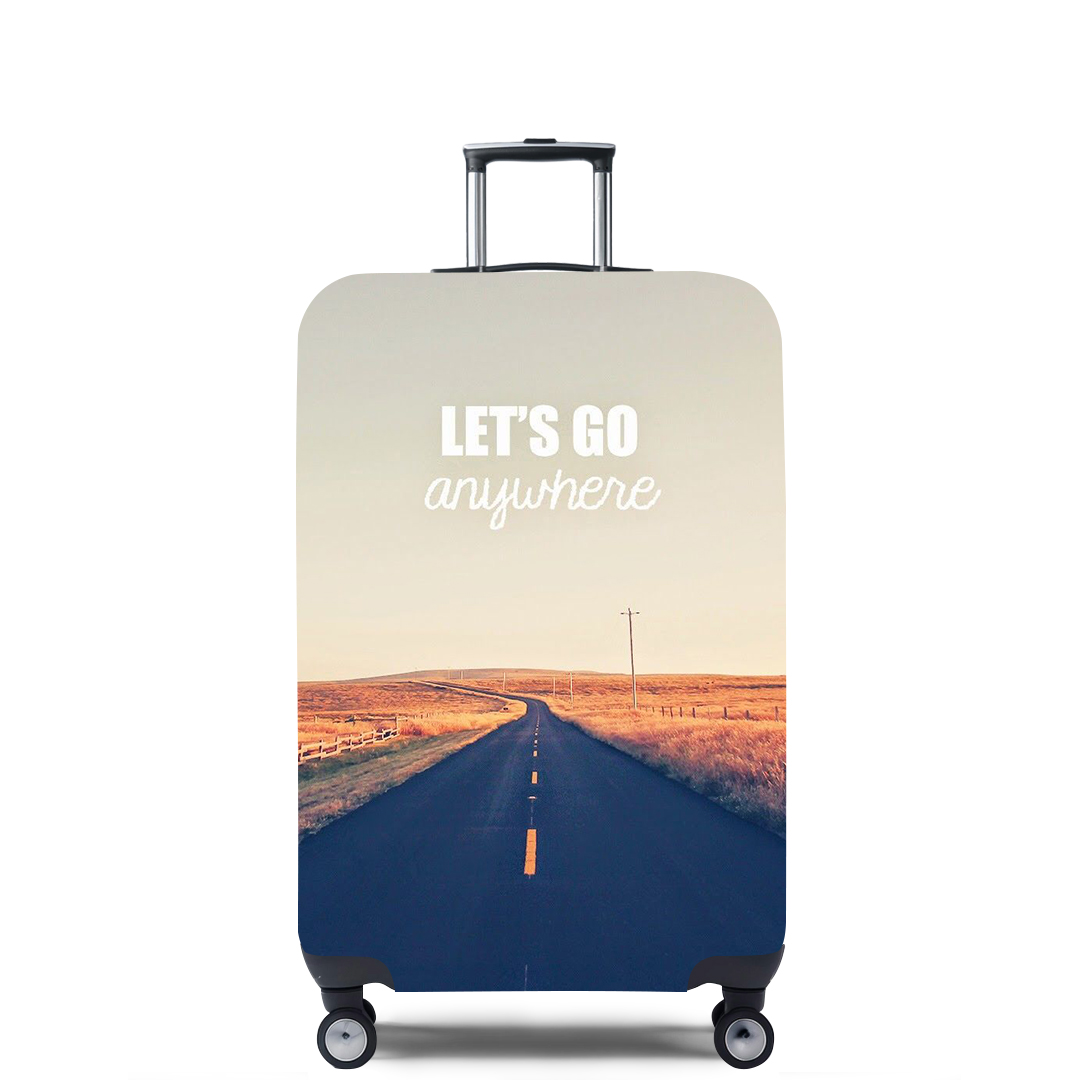 弹力行李箱保护套旅行箱套拉杆箱皮箱子罩20/24/28/30寸加厚耐磨 - 图0