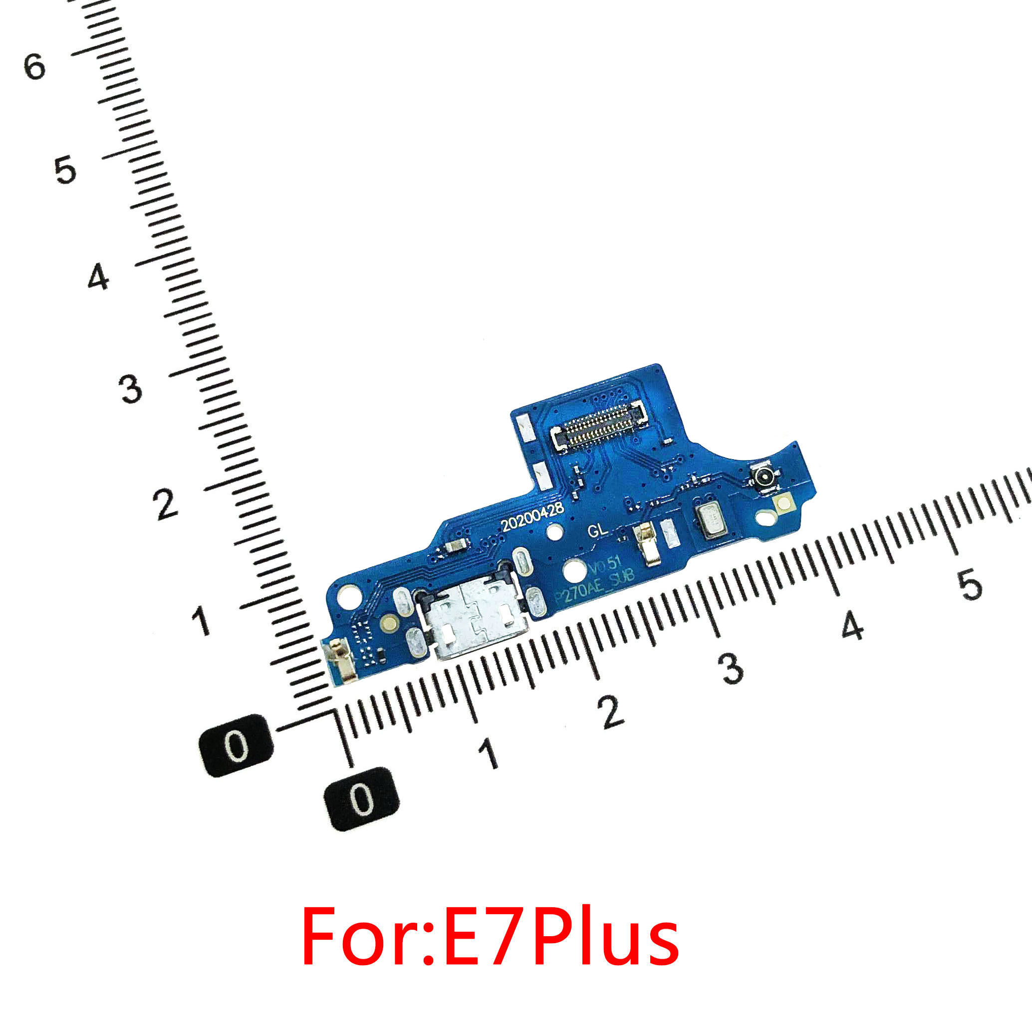 适用于摩托罗拉E4 E7 Plus E5PlusGO Play E6S 充电尾插小板排线 - 图0