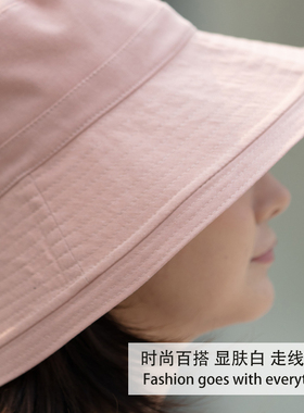 网红日系休闲风可调节太阳帽子