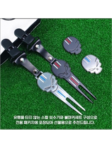 South Korea Direct mail spot Skull Golf Fruit Ridge Push Rod push sleeve clip golf tag