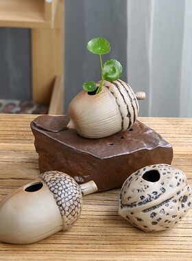 创意陶瓷花瓶简约办公家居桌面小摆件水培花插小花瓶工艺品香薰瓶