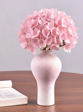 花瓶陶瓷高款大号新古典水培干花芍药富贵竹百合花花插客厅摆件品