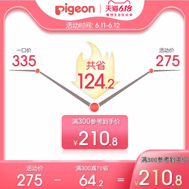 贝亲防溢乳垫126片+80ml*储奶袋 pigeon海外母乳储存保鲜