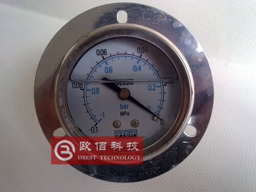 亿川仪表 轴向带边 耐震压力表 真空表 负压表 YN-60Z抗震 防震 - 图1