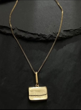 凯旋门包包欧美金属珐琅绿色包包项链女轻奢小众设计高级感锁骨链