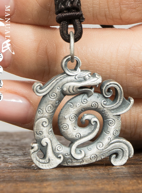 吊坠霸气挂饰男士纯银时尚