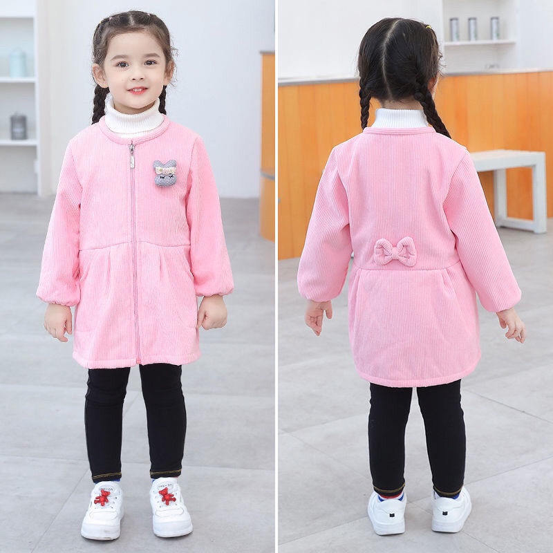 New zippered corduroy blouse is dirt-proof and easy to clean