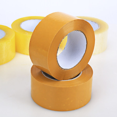 淘宝警示语胶带整箱48卷批发封箱带封口胶布纸透明快递打包胶带 - 图1