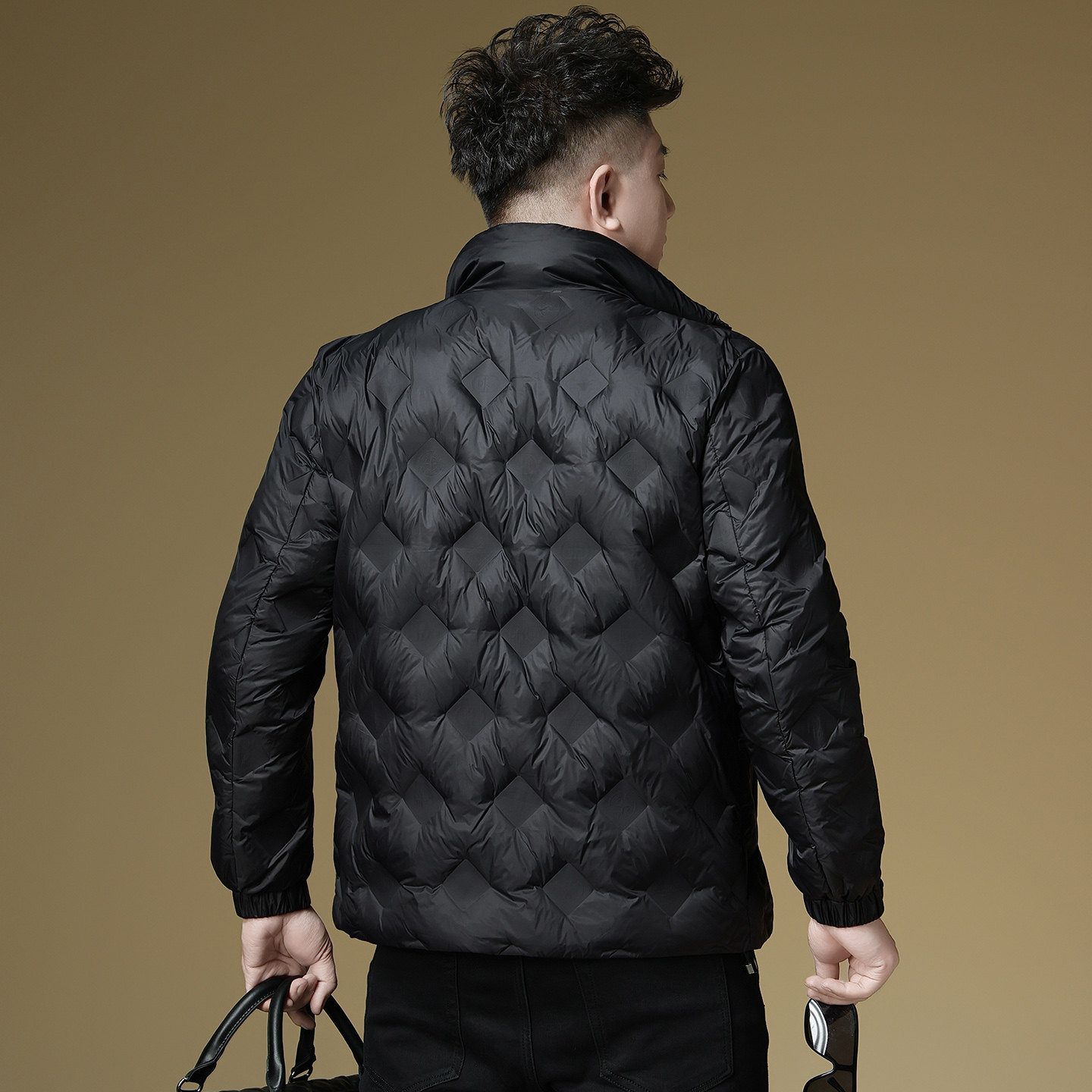 欧洲站潮牌男装羽绒服白鸭绒立领防寒服2025外套男士冬装高端夹克,淘宝优惠券,粉丝福利购,淘宝优惠卷