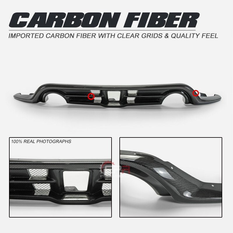 适用日产Z34 碳纤维改装件370Z 后杠大包围 Varis 后唇汽车尾汞把 - 图2