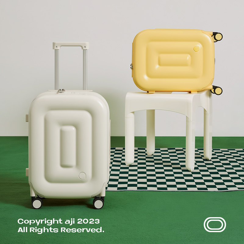 阿季高颜值拉杆女20寸小型登机箱 aji箱包旅行箱