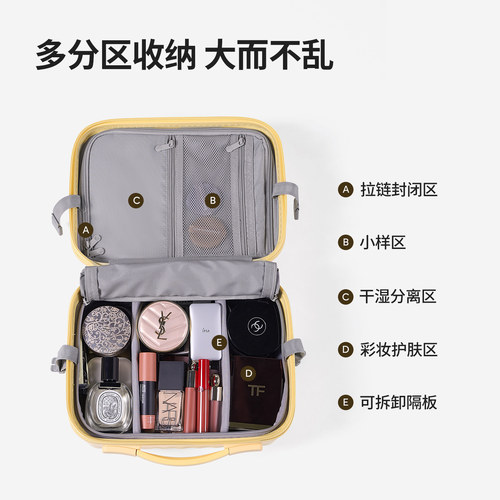 阿季手提行李箱附加包女12寸登机小轻便可套拉杆迷你便携化妆箱子 - 图1