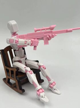 3d打印人偶第三代dummy幸运13十三多全关节可动手办带翅膀女版3