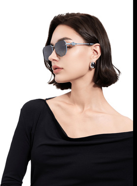 多边框偏光墨镜开车专用女士2026年新款适合方圆脸防晒太郊游登山