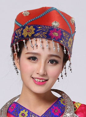 新品舞蹈演出儿童头饰女包邮帽子