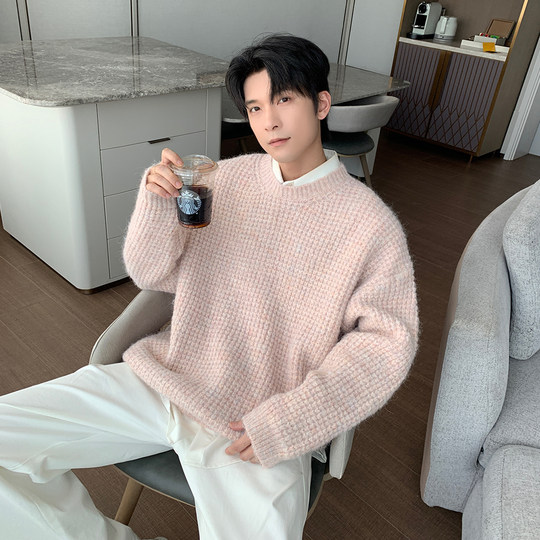 Hualun осенне-зимний вязаный свитер с круглым вырезом