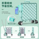 Younai grocery shopping trolley supermarket shopping trolley folding model Internet celebrity take express trolley stall artifact
