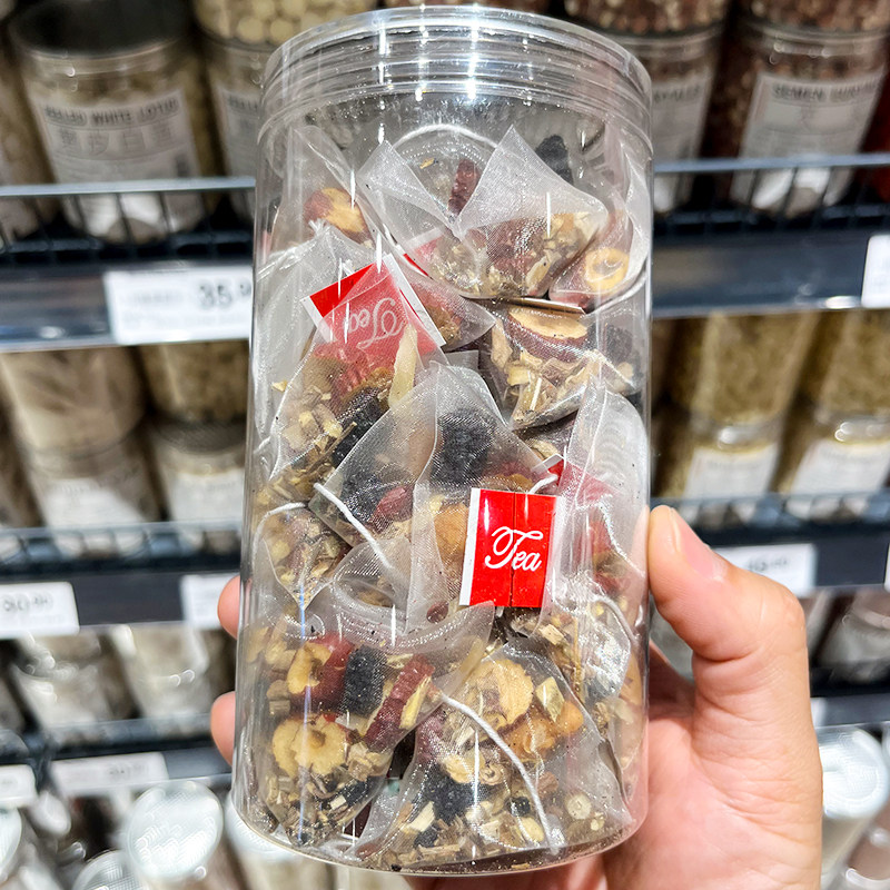 DL胖东来代购酸枣仁百合茯苓茶代用茶泡水养生茶花茶150g罐装,淘宝优惠券,粉丝福利购,淘宝优惠卷