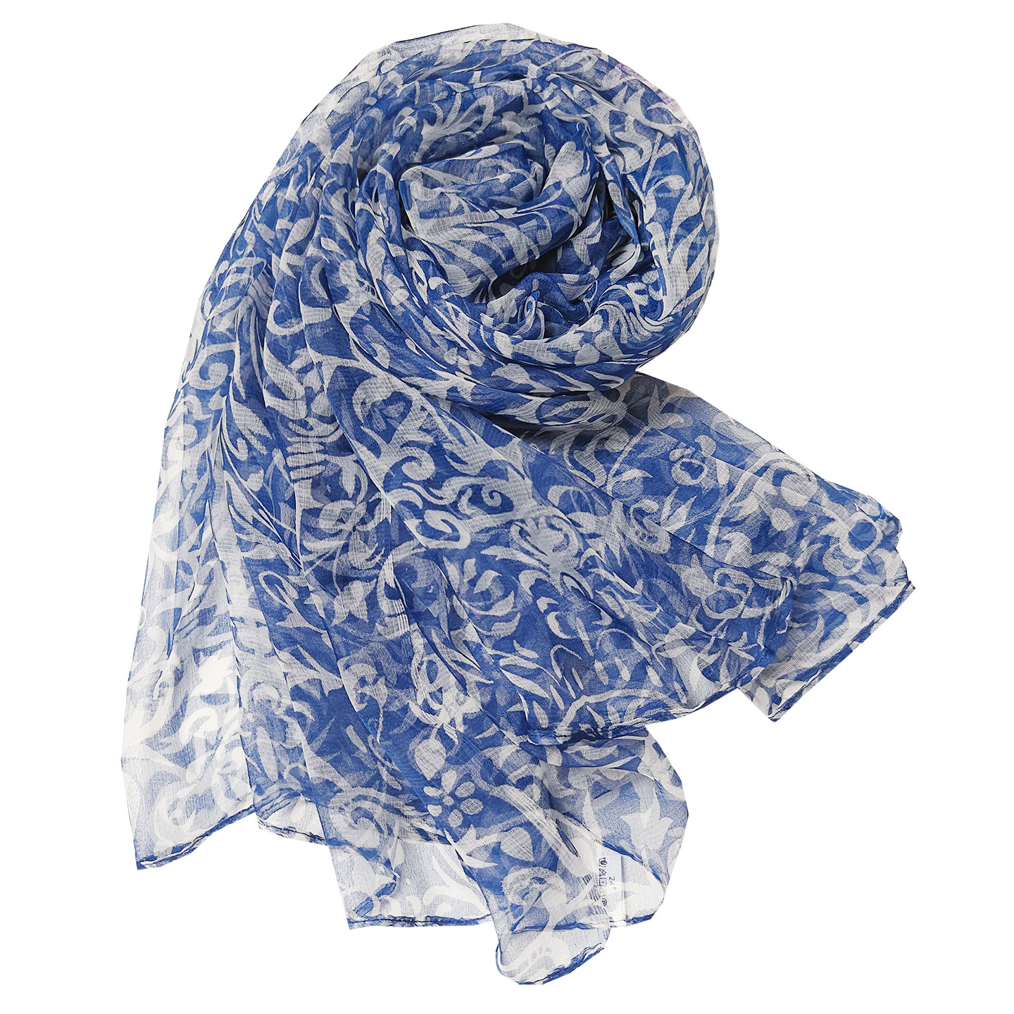 青花瓷丝巾女士桑蚕丝春夏防晒披肩长款真丝围巾妈妈洋气时尚纱巾,淘宝优惠券,粉丝福利购,淘宝优惠卷