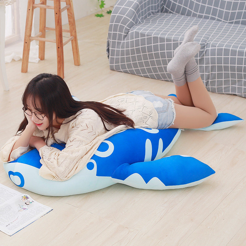 王者荣耀玩偶庄周的鲲抱枕王者荣耀毛绒玩具玩偶娃娃公仔可爱睡觉抱枕礼物周边