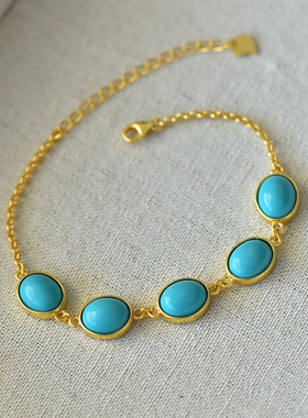 男女款925纯银宝石镶嵌手链空托