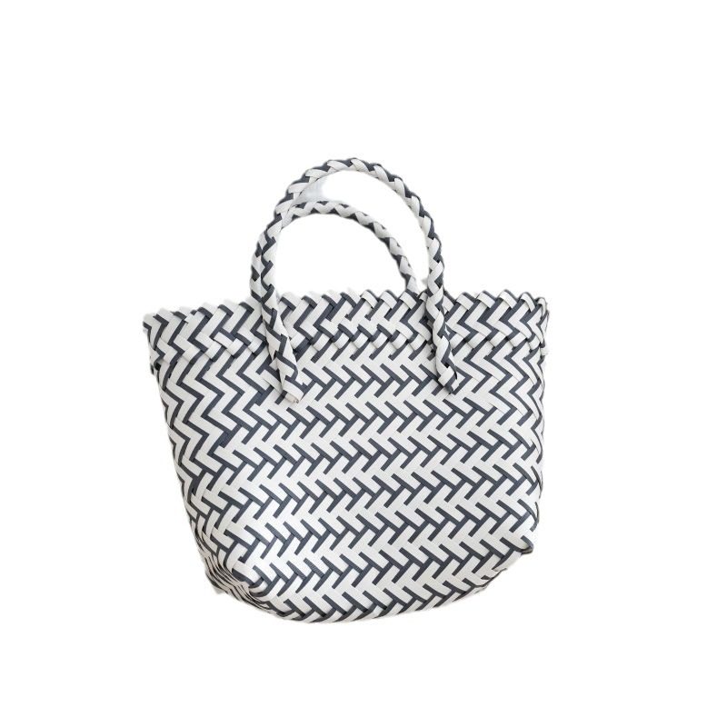 手提包小拎包多色伴手礼手工编织篮子大容量百搭休闲编织包菜篮子,淘宝优惠券,粉丝福利购,淘宝优惠卷