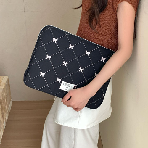 防震内胆包13.3寸笔记本电脑包14寸女2025新款甜美华为联想thinkbook14.5小米pro15苹果macbook16防水收纳包 - 图2