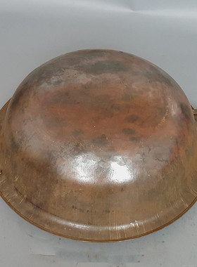 黄铜手工纯铜炒锅老铜锅野炊汤锅双耳火锅家用饭店勺子铲子厨具