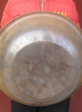 纯手工复古洗脸盆加厚摆件