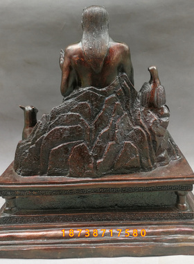 纯铜神农氏三皇五帝供奉桌面摆件