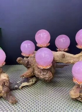 天然水晶摆件微景观创意七彩水晶根雕七星阵开业礼品家居装饰