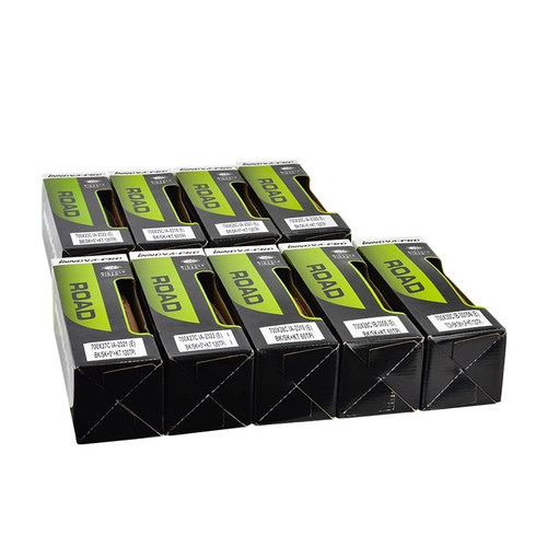 伊诺华公路车笑脸竞速防刺自行车外胎700x25C28C黄边胎粉边蓝边胎 - 图3