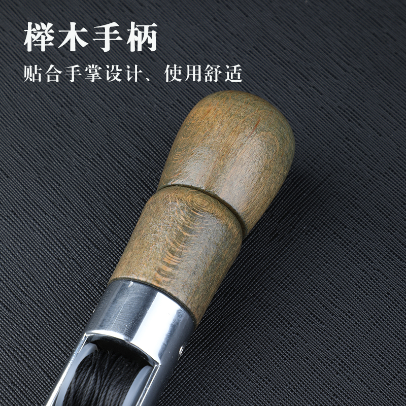 手工缝牛皮皮具皮革手缝器针手缝机修补缝线器上鞋针锥子打孔装订 - 图2