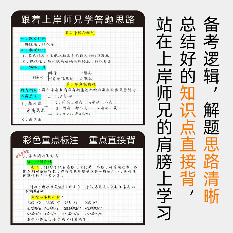 2024公务员考试行测秒杀技必背几页纸省考联考公务员考试行测答题技巧秒杀题目速解四川河南贵州安徽广西辽宁广东省考联考25国考 - 图2