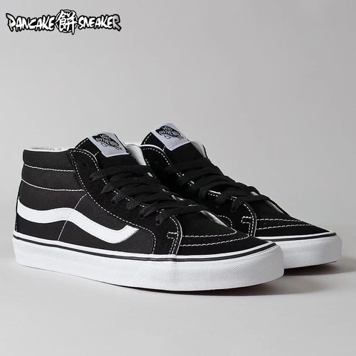 Vans SK8 Mid Classic Black и White Men's Men's Shoes Женская обувь Skidine Shoes Casual Shoes vn0a391f6bt