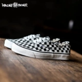 Vans Authentic 44 DX Anaheim Chess Board Grid Черно -белая мужская холст