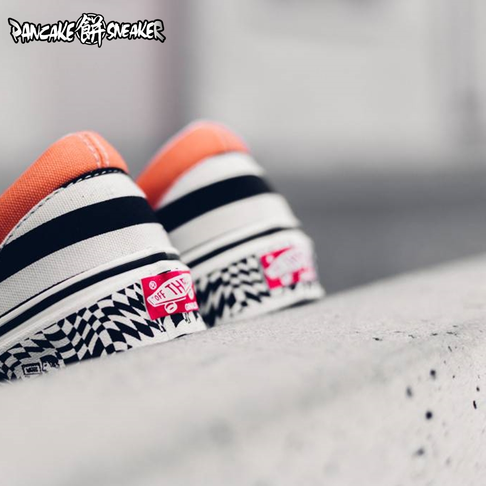 Vans Vault Era OG 低帮橙色条纹男鞋女鞋帆布鞋滑板鞋 2015 板鞋 - 图3