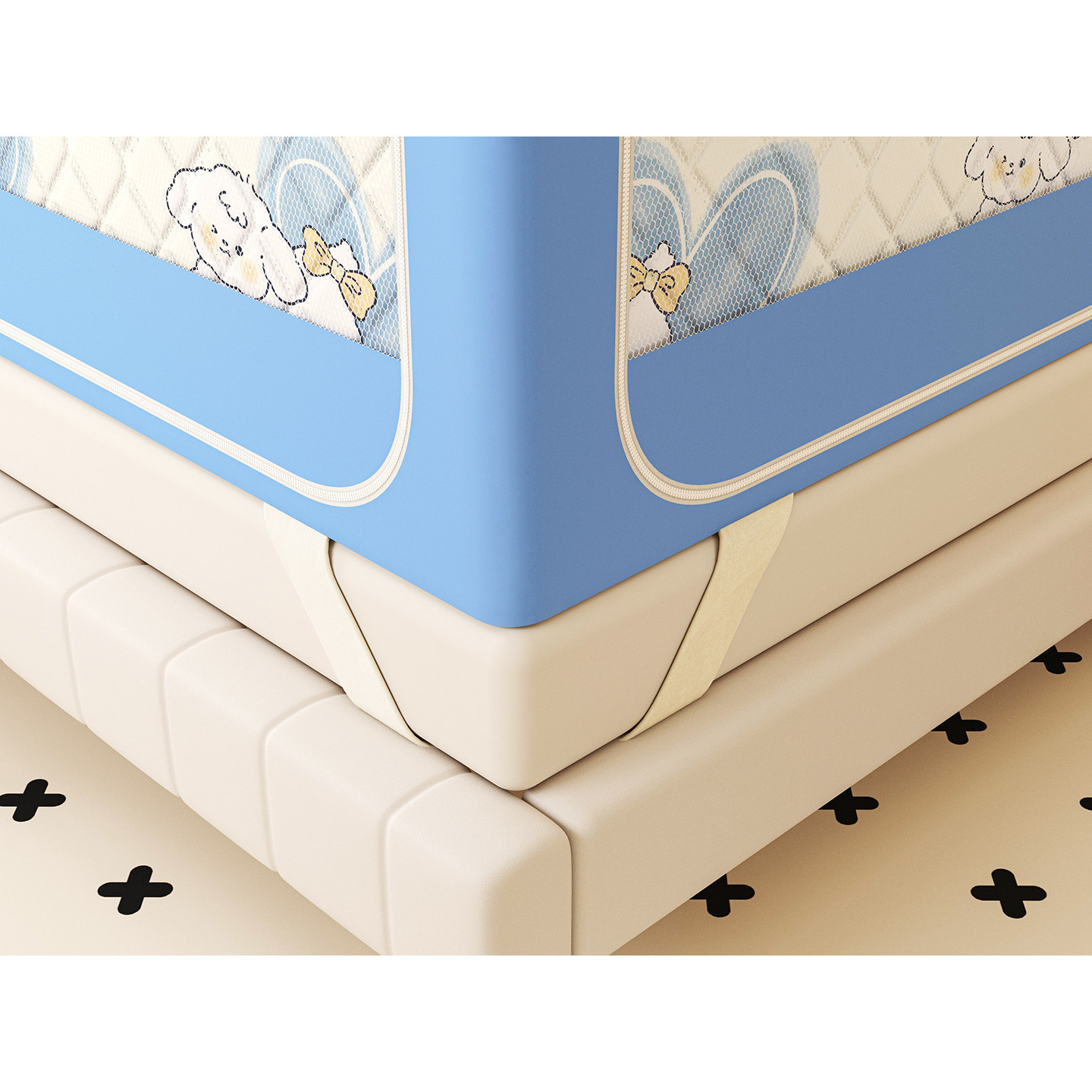 2025新款A类冬季保暖防寒防风夹棉遮光帘坐床蚊帐家用卧室1.8m2.0,淘宝优惠券,粉丝福利购,淘宝优惠卷