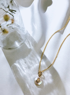 Missure镀金十字链女简约锁骨链