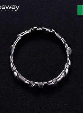 brosway欧美品牌轻奢男银色戒指