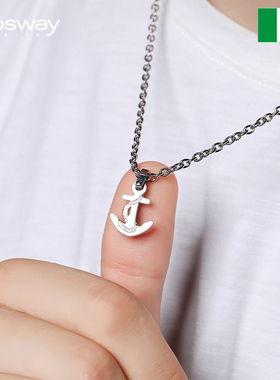 系列船锚送男友小众轻奢吊坠项链