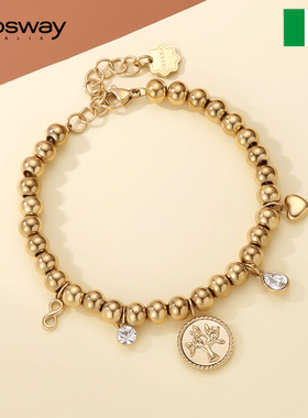 brosway钛钢欧美时尚女生手链