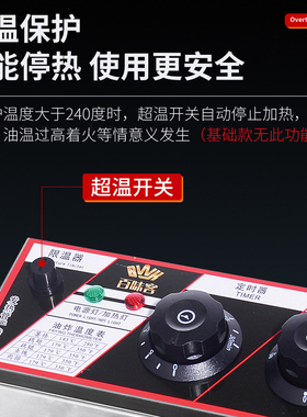 全面升级商用款电炸炉顺丰包邮