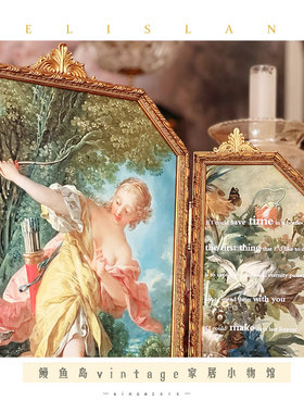 鳗鱼岛实木摆件洛可可客厅