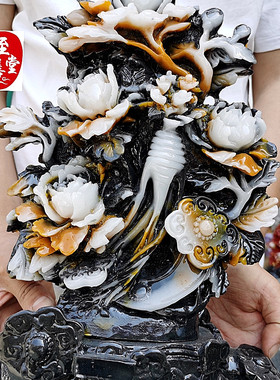 人参如意大摆件客厅装饰品