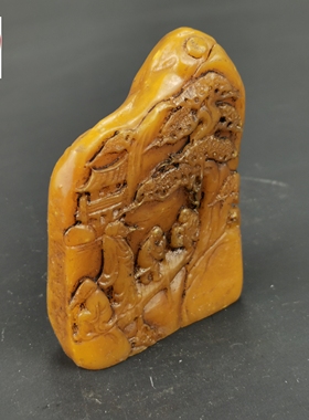 小摆件随形书法寿山石雕