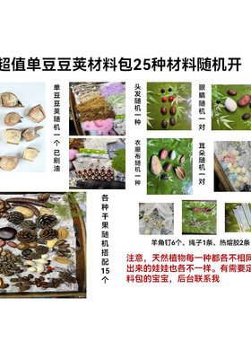 榼藤豆荚娃娃超全材料包