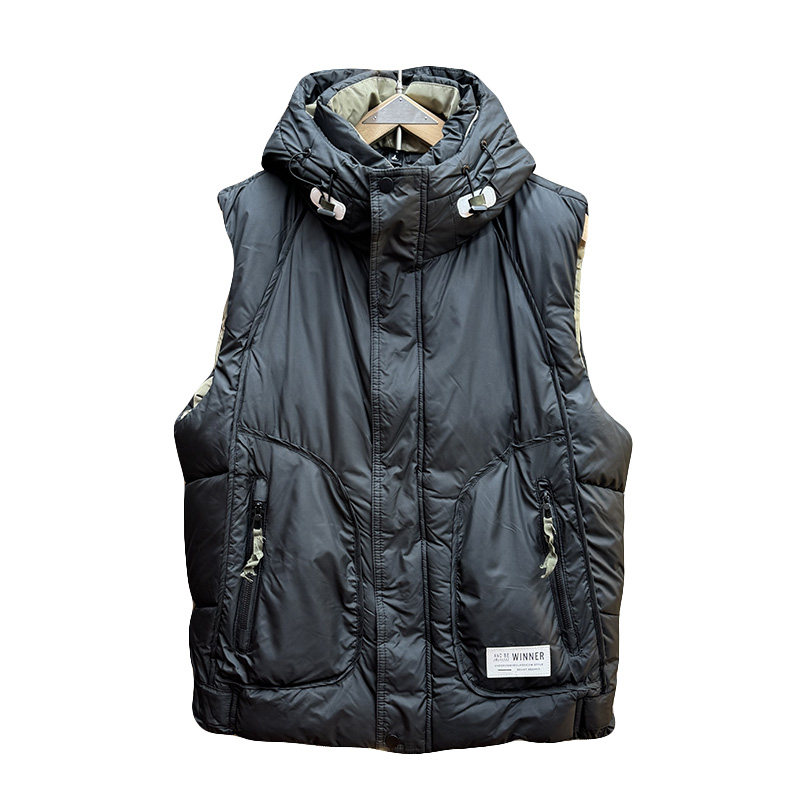 冬季新款连帽羽绒棉马甲男外穿加厚保暖青年坎肩背心时尚外套坎肩,淘宝优惠券,粉丝福利购,淘宝优惠卷